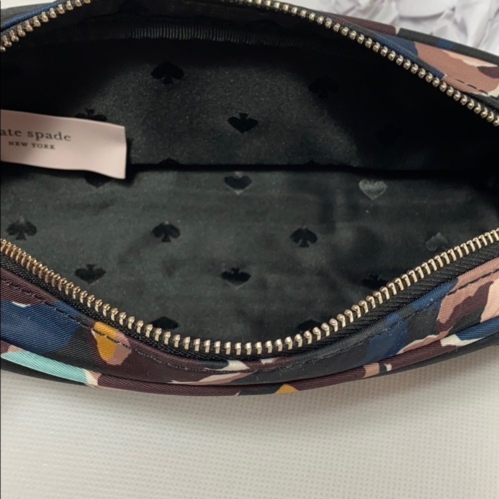 Kate Spade Dawn Paper Rose pencil or cosmetic case - Picture 4 of 5